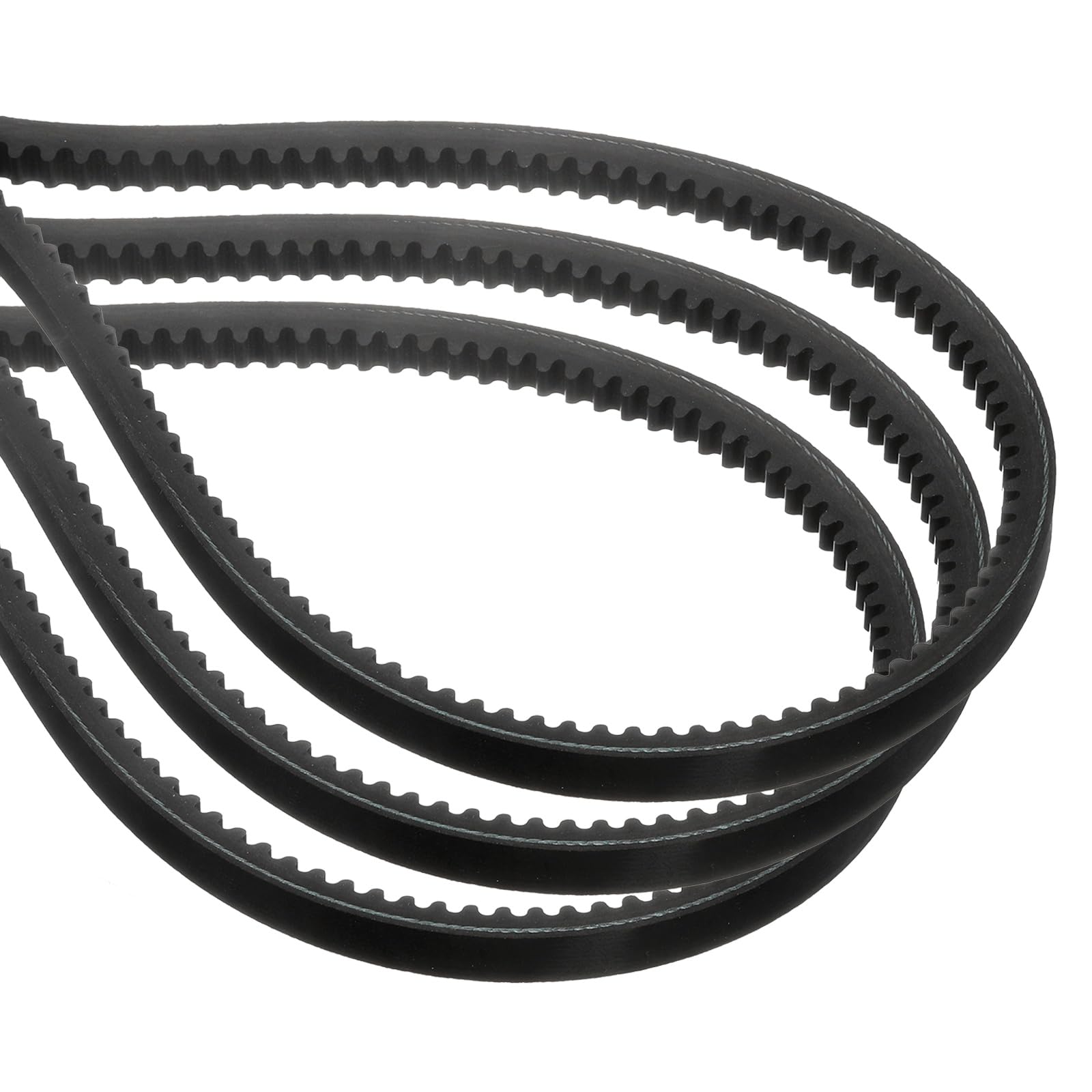 uxcell AX35 EPDM V-Belt, Raw Edge Cogged Industrial Rubber V Belt 1/2" Width x 35" Inside Circumference — view 12