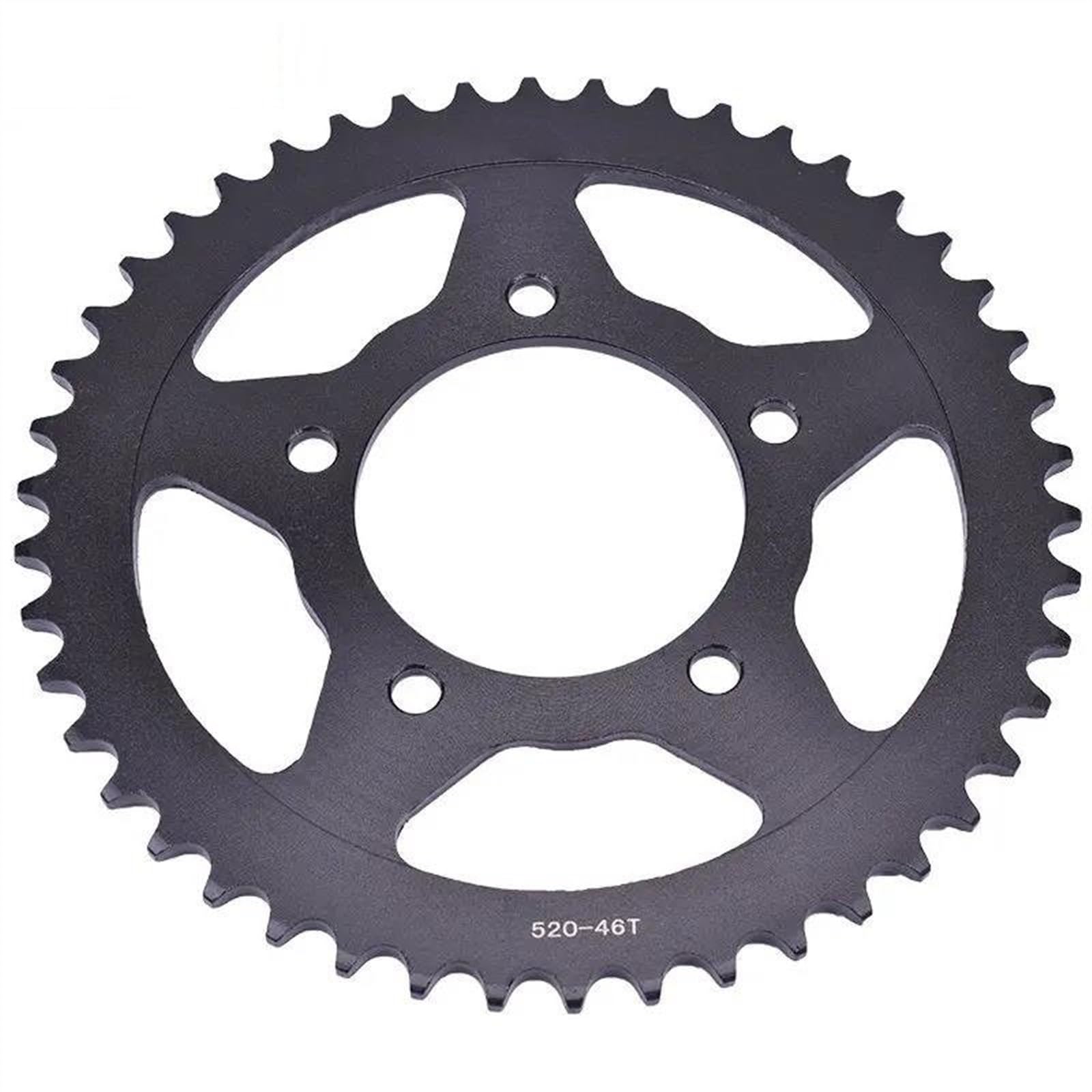 Pieza de piñón para Suzuki Road GW250 para Inazuma 2012-2017 2016 2015 2014 2013 SV650 XA 2018 520 46T 46 Dientes Engranaje De Piñón Trasero Motocicleta Ruedas Fijas