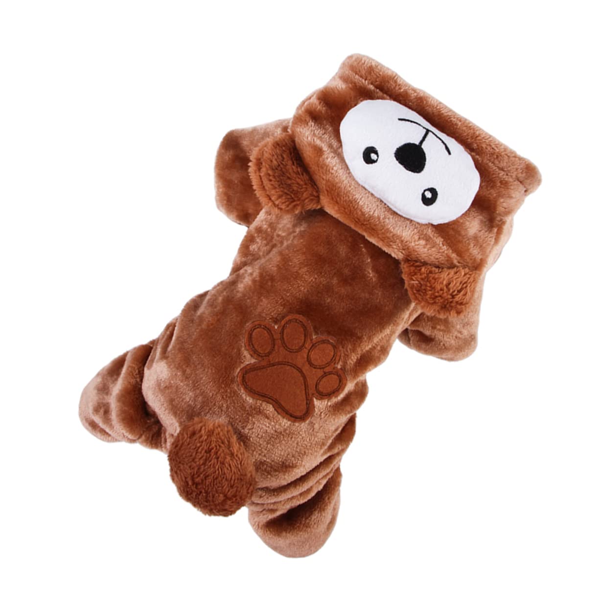 BESPORTBLE 3 Pezzi Impermeabile per Cani alla Moda Caldo Cappotto per Cani Adorabile Gilet in Pile di Corallo A Forma di Orso per Animali Domestici per Eventi Speciali