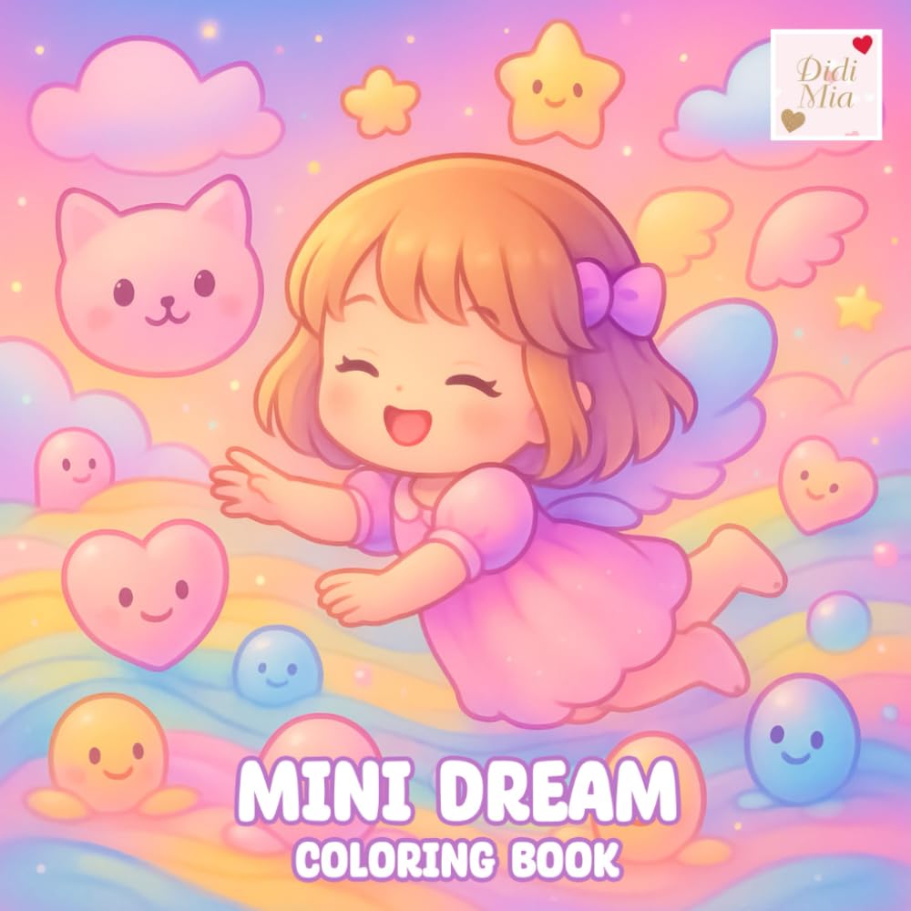 Mini Dream Coloring Book: A Soft Journey into Tiny Imaginative Scenes (Mini Worlds)