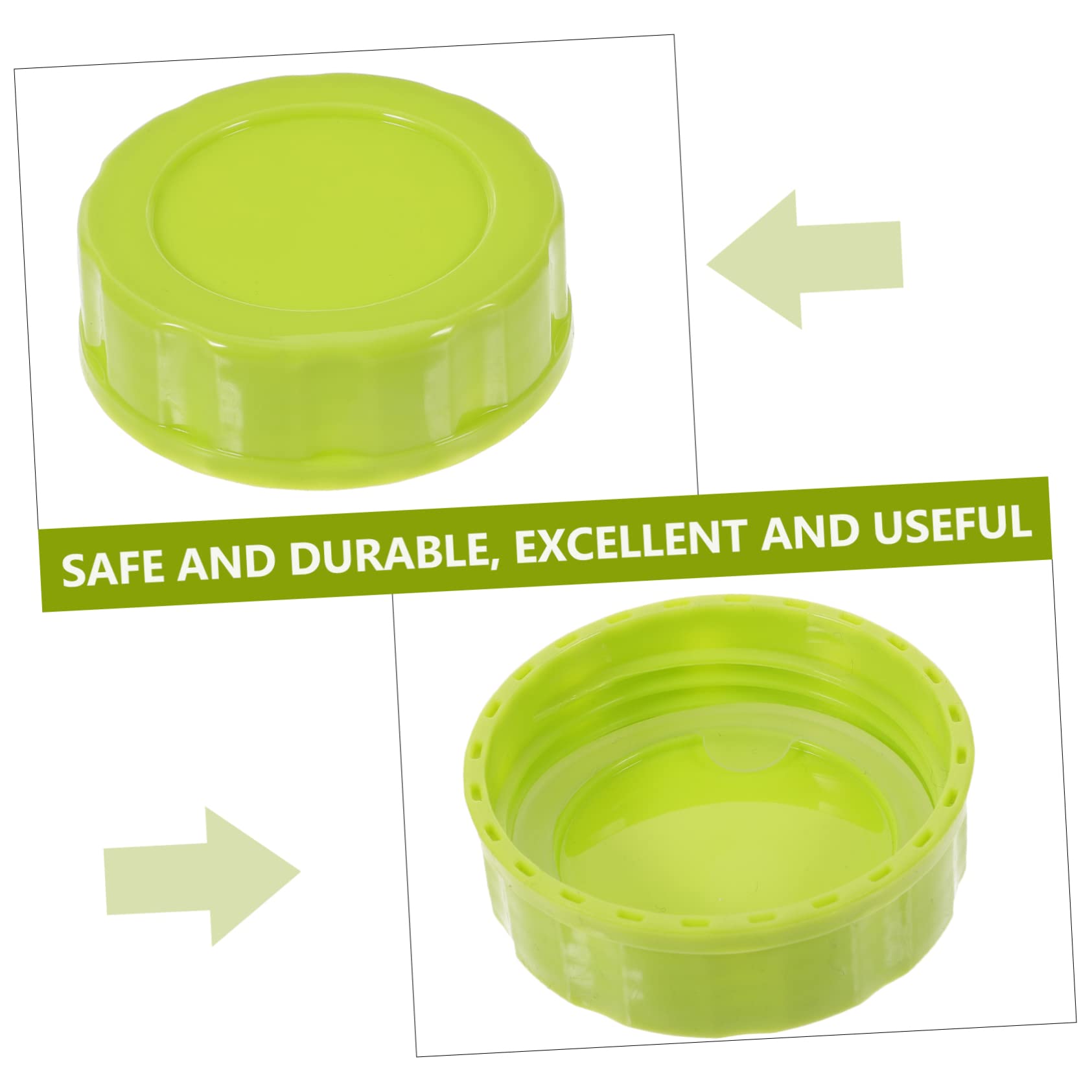 Amazon.co.jp: DECHOUS 8個再利用可能なガラス製牛乳瓶用交換キャップ