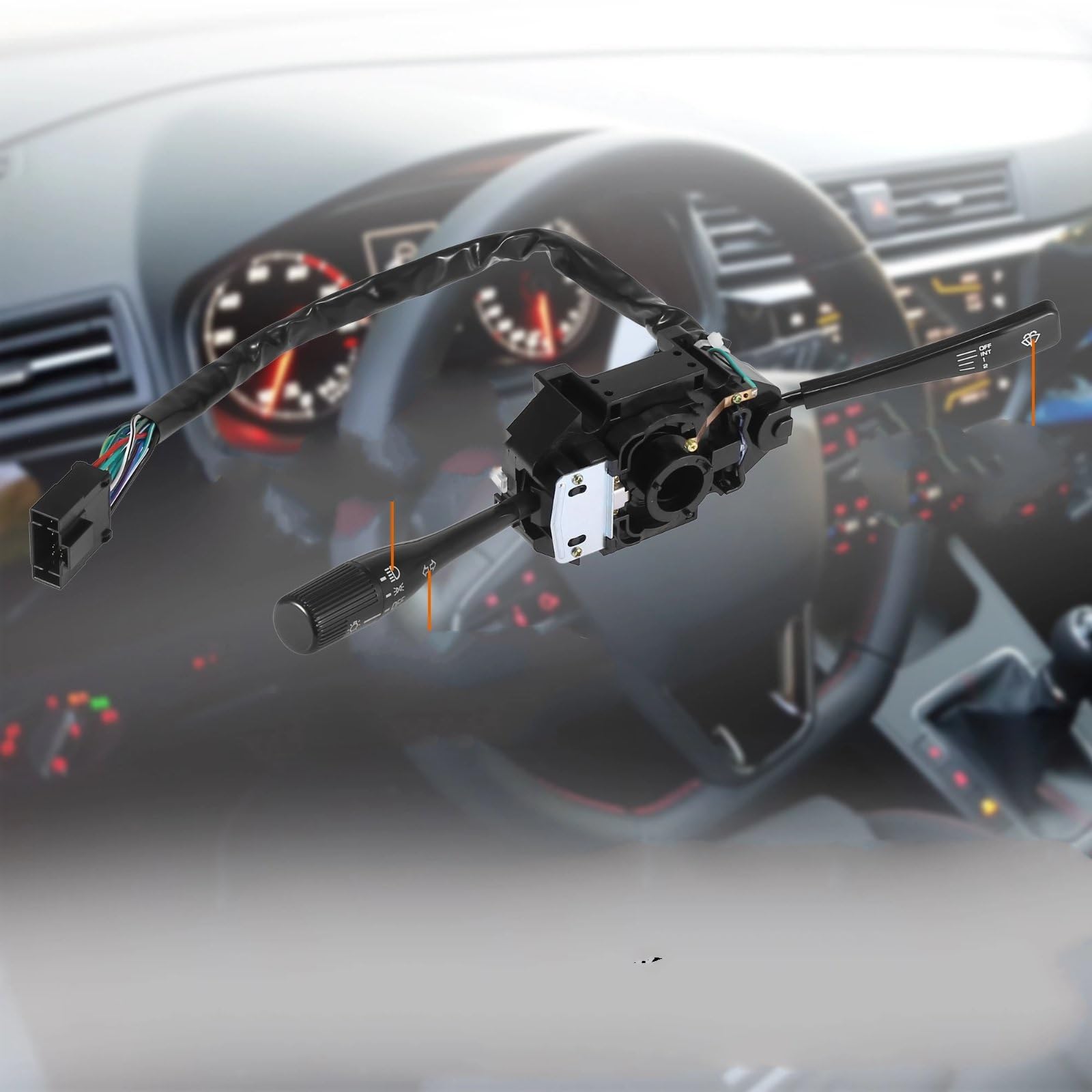 piezas de automóvil Compatible Con Mitsubishi Para L300 1987-1994 Para L200 1994-1997 Interruptor De Señal De Giro Para Automóvil Interruptores Combinados Multifunción Mb571632