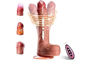 Feel Free 6-in-1 Thrusting and Heating Dildo