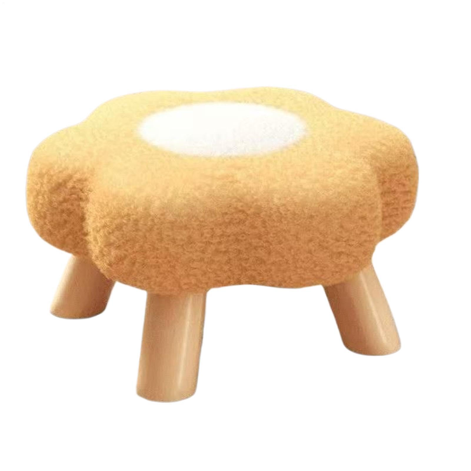 Repose-pieds floral pour soulager les jambes lourdes avec coussin doux