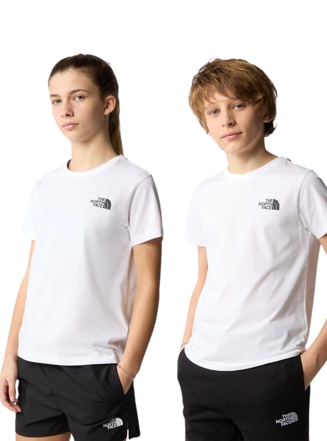 The North Face Tnf White Simple Dome T-Shirt 14/16 Years