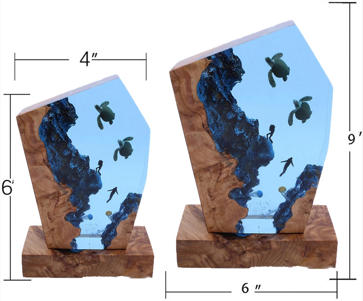 インテリアジオラマ:海 （木製ボール）J