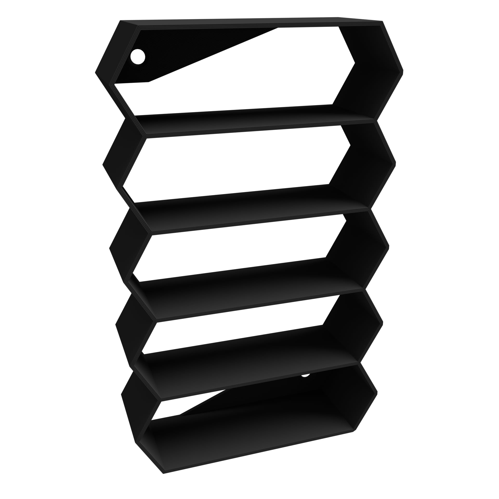 5-Car Hexagon Wall Display Rack Compatible with Hot Wheels & 1:64 Scale Diecast Cars | Stackable Modular Design | Wall-Mounted Organizer | Home & Office Decor | Made in India-image-21