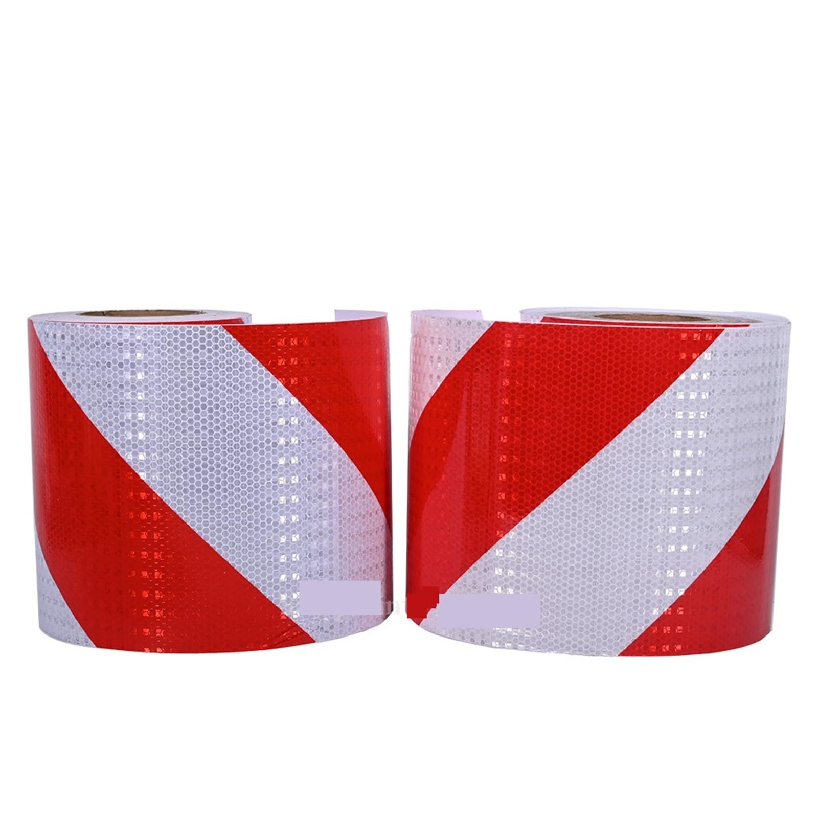Cinta reflectante Cinta reflectante de sarga blanca y roja 5-20 cm x 5 M izquierda derecha impermeable for coche(Red-White-20cm-R)