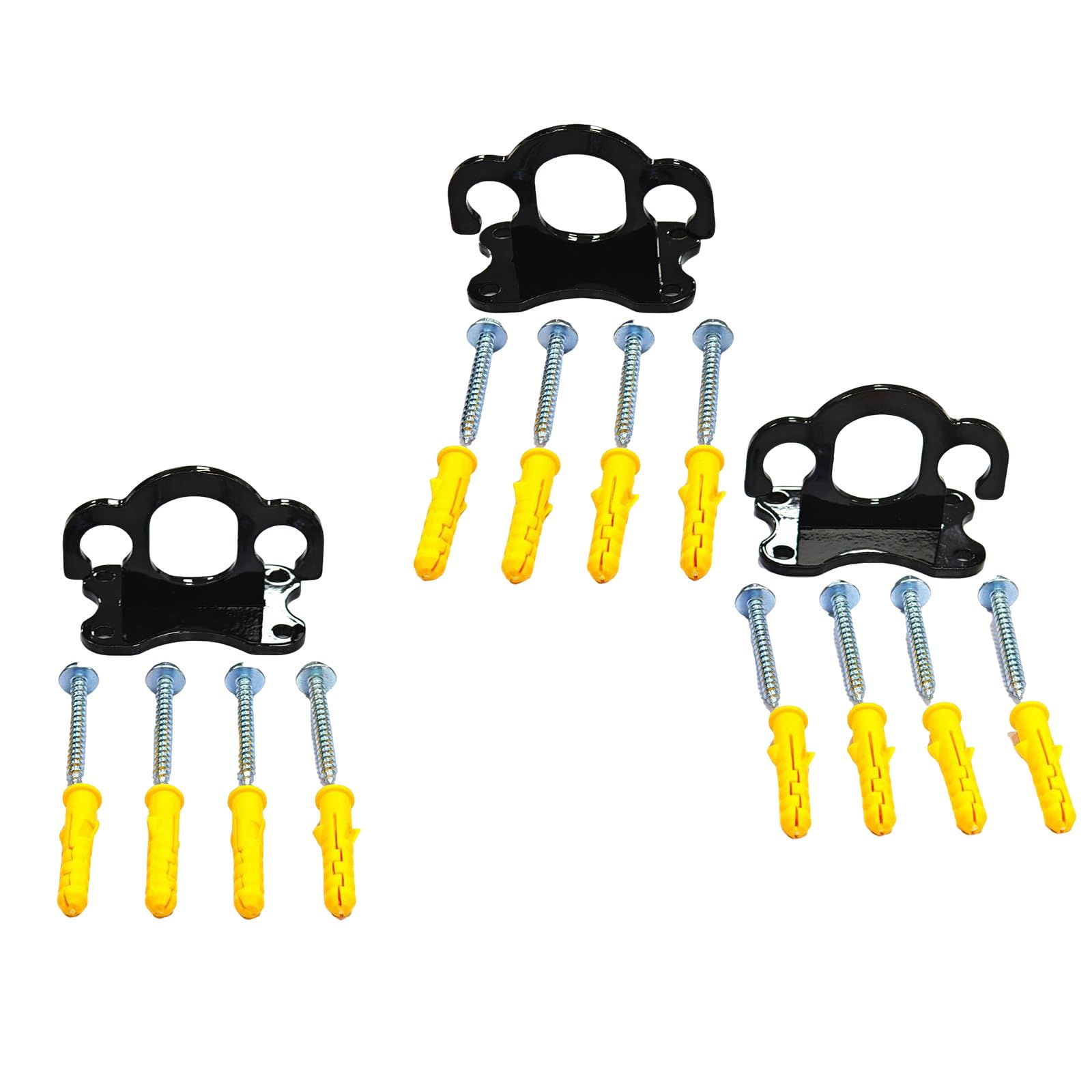 Anclajes de Pared para Banda de Resistencia Anclajes de Montaje en Pared para Entrenamiento Soportes para Banda de Resistencia Ganchos para Gimnasio Soporte para Entrenamiento