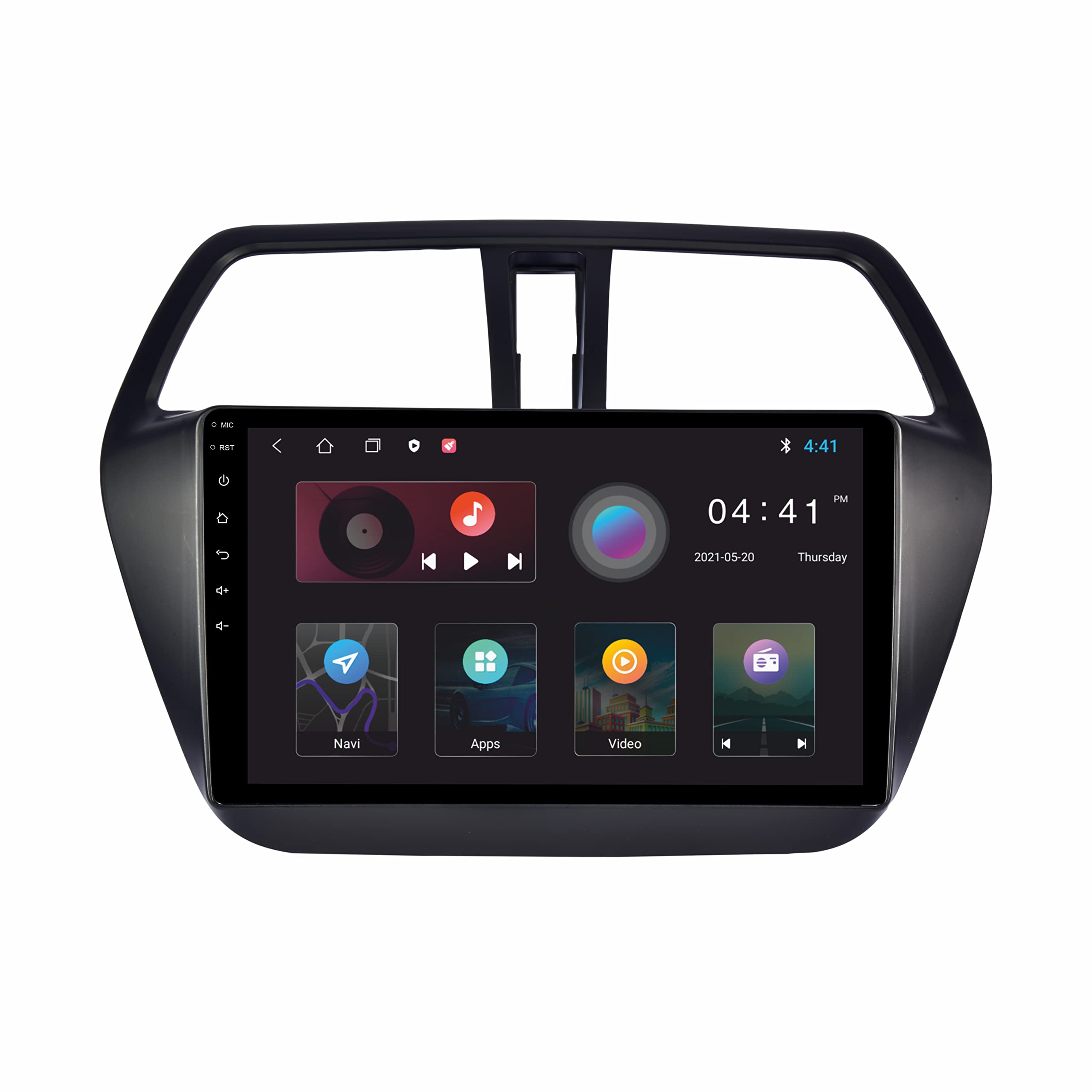 DBASE 9 Inches Newly Launch Advanced Car Radio Receiver Android 10 System for Maruti Suzuki S-Cross with 2GB/16GB RAM & ROM with Apple Carplay and Android Auto