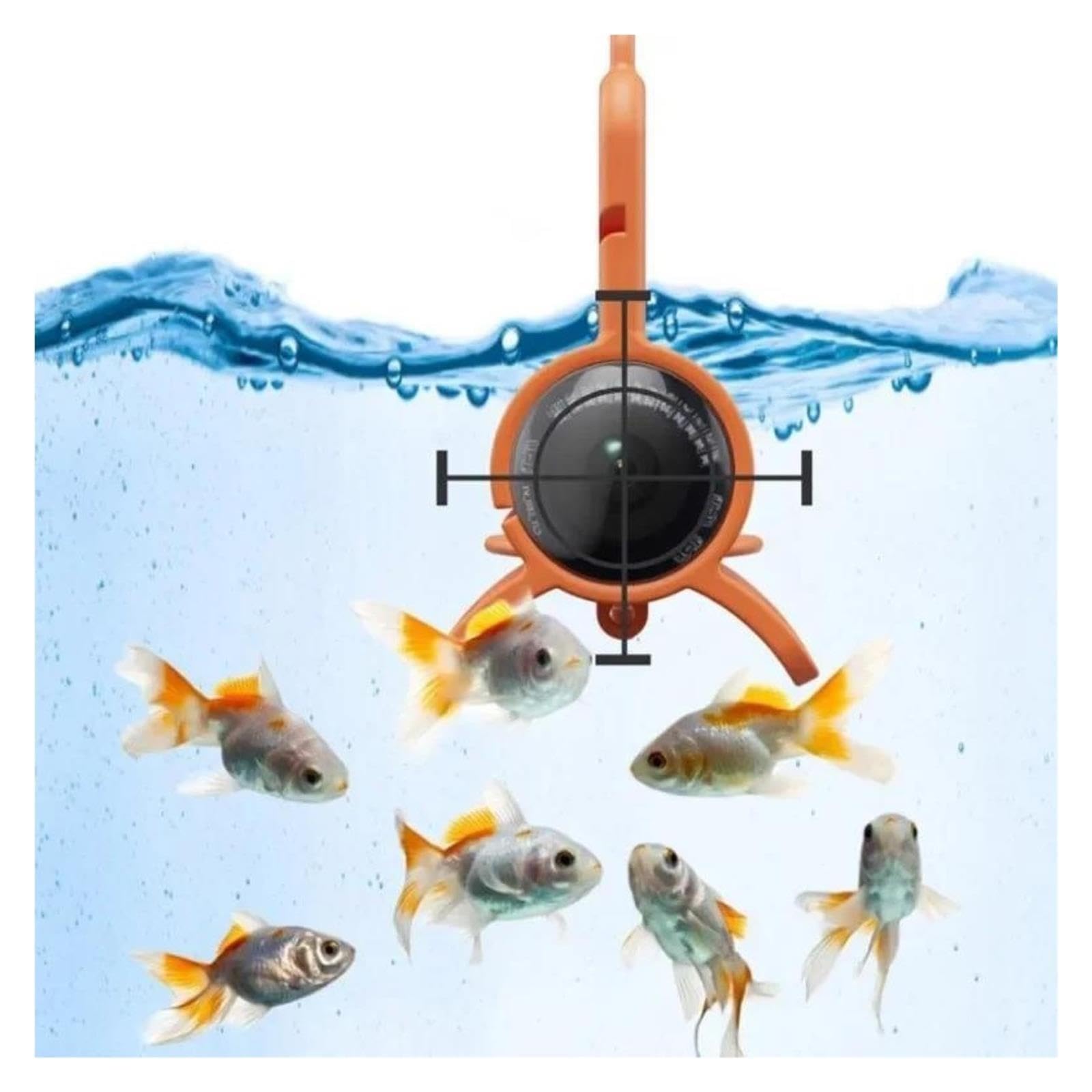 Detector de Peces, Cámara de Pesca submarina Todo en uno IPS 4,3 Pulgadas 12 buscador Peces LED IR(4.3 Inch 30m)
