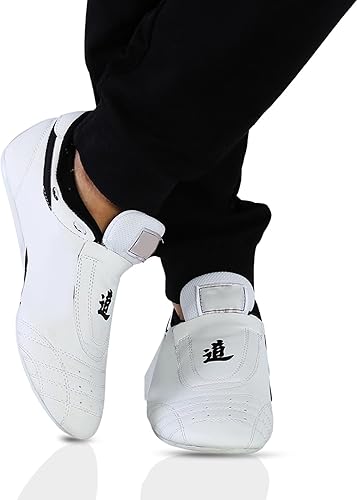 Miniatura 7 de Fydun Taekwondo Zapatos deportivos de boxeo Kung Fu Taichi para hombres y mujeres para decoración de uso doméstico
