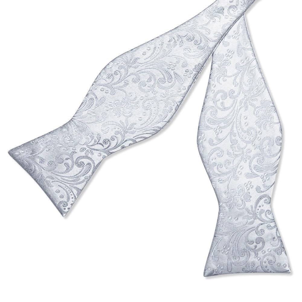 JFDBGU Floral Bowties Wedding Self-tie Bowties for Man Party Not Hanky Cufflinks Set Male Accessories