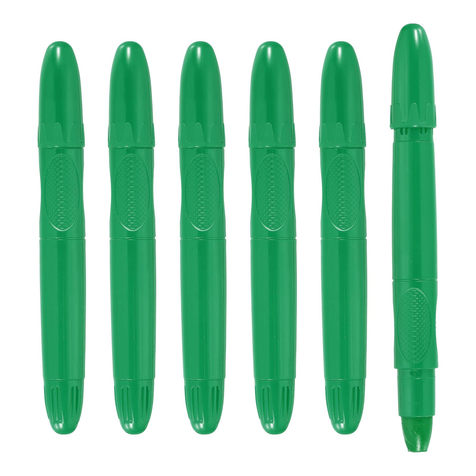PATIKIL 6 Pack Twistable Crayons, Coloring Twist Crayon Retractable Easy to Hold Silky Washable for Coloring Books Crafts Birthday Parties Art Office Supplies, Green