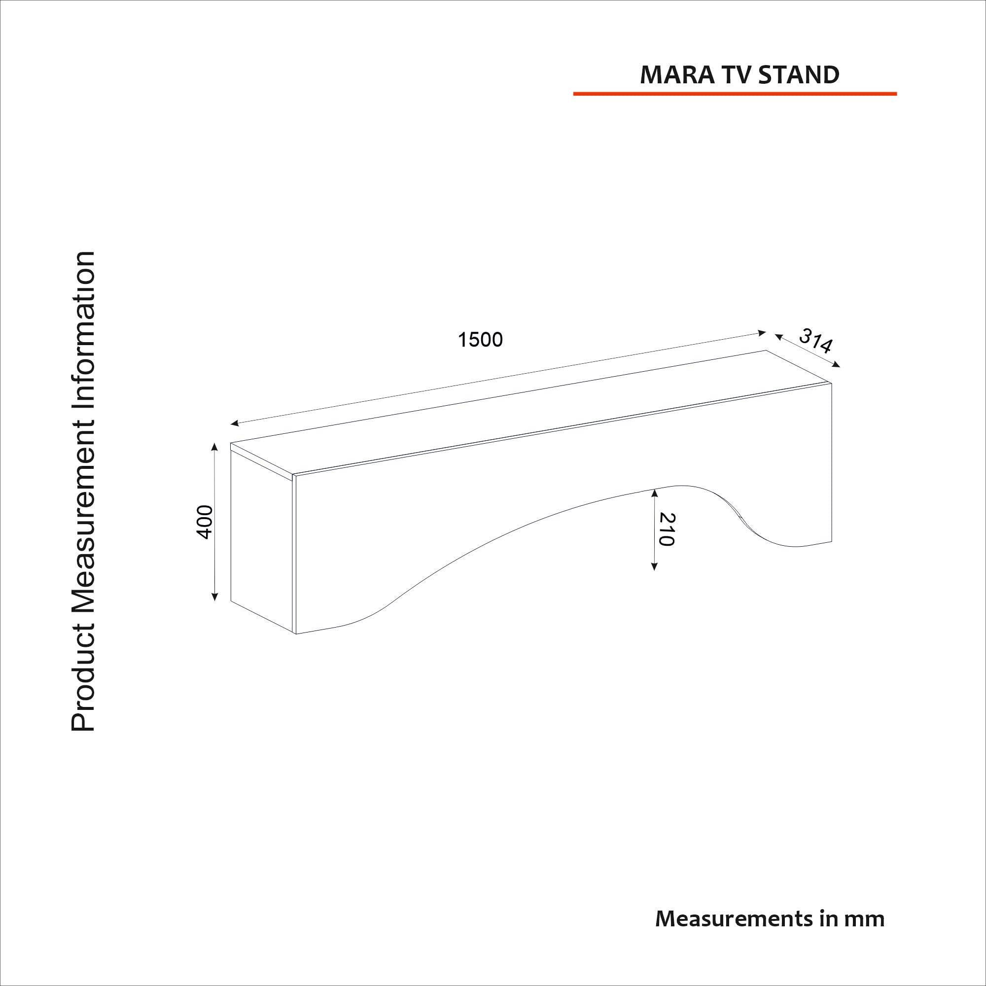moebel17 TV Lowboard 150 cm Travertin-Optik – TV Schrank für Fernseher bis 65 Zoll – modernes TV Board & TV Ständer in Stein-Optik, Fernsehtisch Lowboard für Wohnzimmer, Beige, 150 x 40 x 31,4 cm