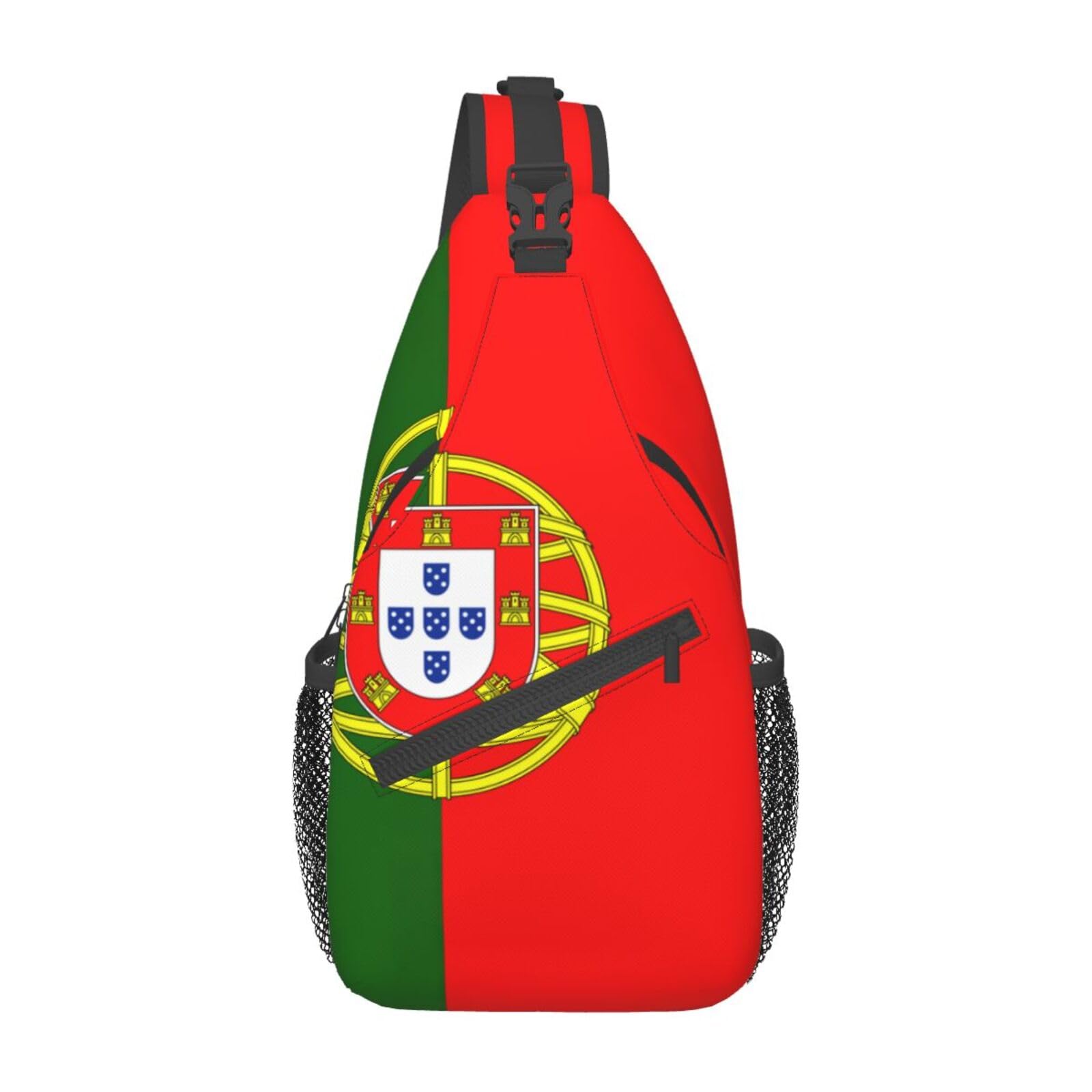 WURTON Flag Of Morocco Print Sling Bag Crossbody Backpack Sling Backpack Shoulder Bag For Women Men Cycling Hiking Travel