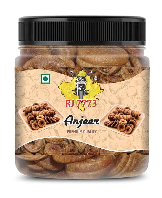 RJ 7773 Premium Afghani Anjeer 1 Kg | Dried Figs | Dried Figs Anjir Jar| Rich source of Fibre Calcium & Iron | Low in calories | High in Minerals & Vitamins | Non-GMO (B0D78QHLTT) Amazon Price History, Amazon Price Tracker