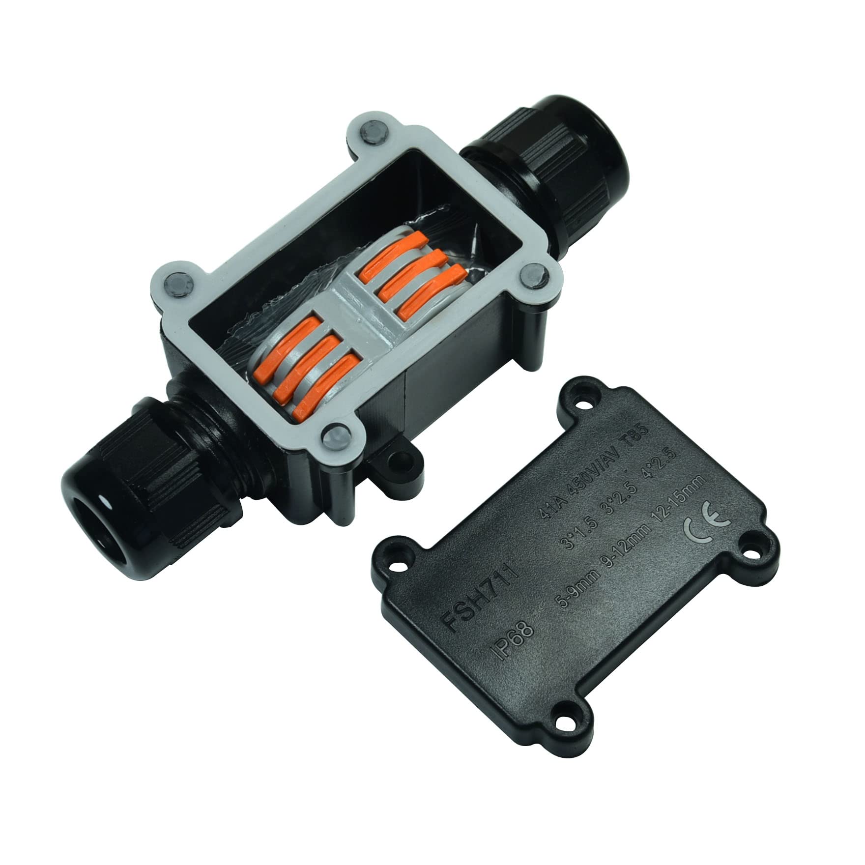IP68 Electrical Box IP68 Waterproof Junction Box - 2 Way Outdoor ...