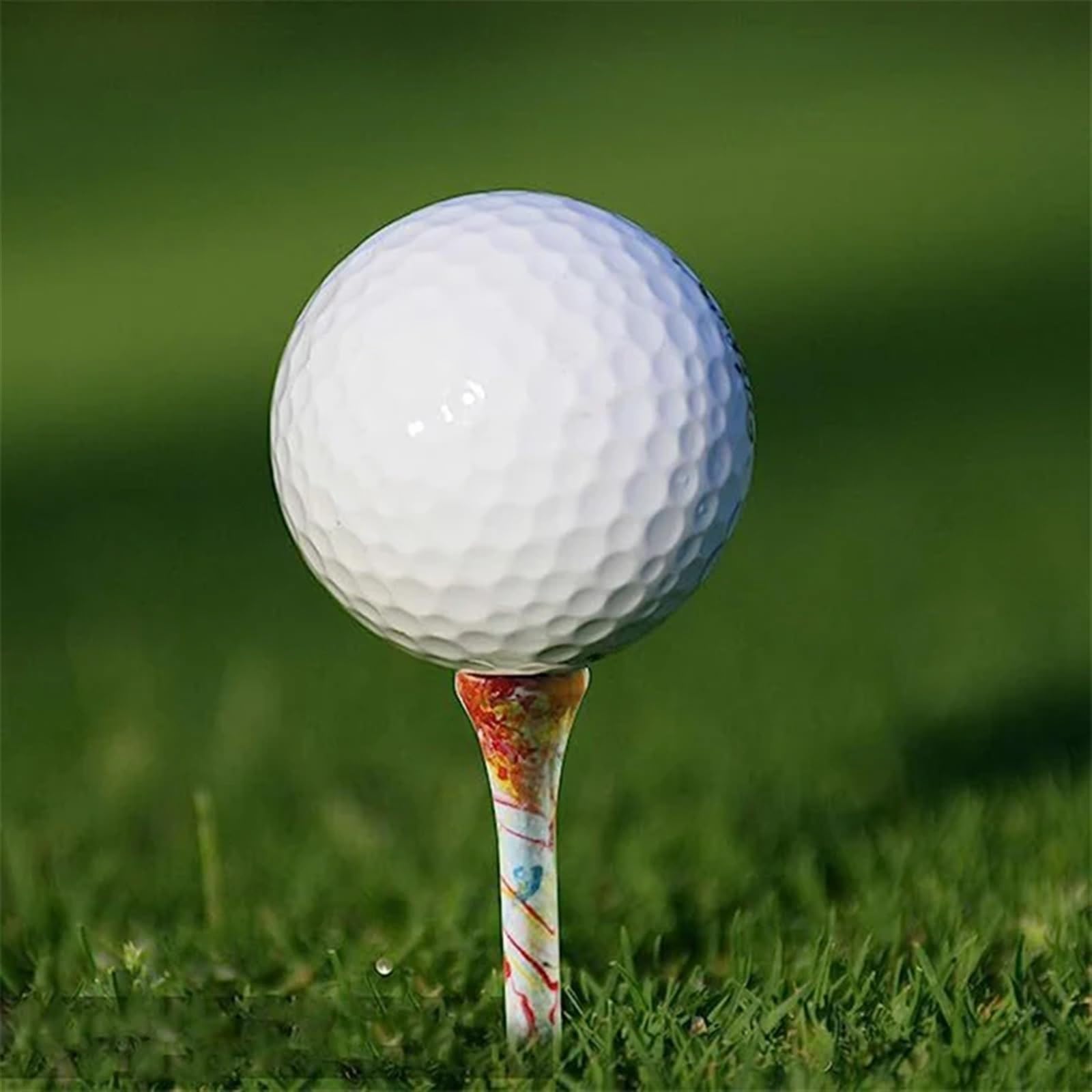 Golf Tee 100 stücke 70mm 2,75 "Holz Golf Tees Golf Holz Tees Bunte Golf Holz Tees FüR Einen Idealen Abschlag