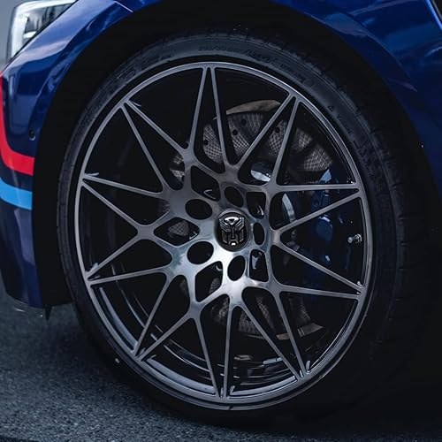 Miniatura 3 de 4 calcomanías para tapas centrales de rueda para transformadores, de aluminio negro, 2.56 pulgadas, color negro