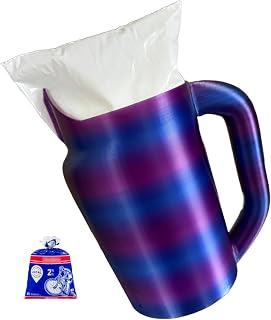 Milk Bag Holder Custom Made, Spout Designed for Controlled Pour, Rounded Handle for a Comfortable Grip, Milk Bag Drops Effortlessly (Deep Blue)