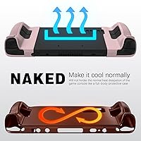 Vista 3 de Silicone Protective Shell Cover Skin Compatible With Steam Deck, Non-Slip Texture Handle Case for Steam Deck, Anti-Collision Cover with 4 Thumb