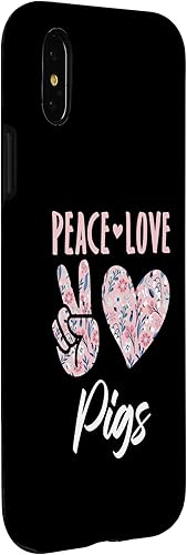Vista 9 de iPhone 12 mini Peace Love Pigs Pig Farmer Lover Case