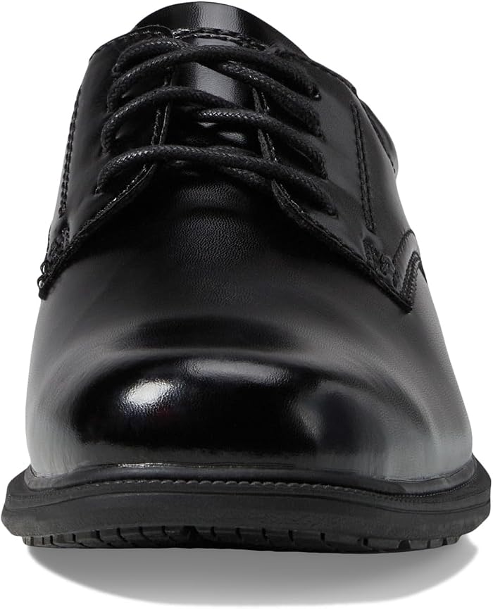 Мужские туфли Nunn Bush Baker Street Plain Toe Oxford with Kore Slip Resistant Walking Comfort Technology, цвет: Чёрный — фото 3