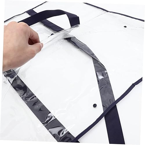 Miniatura 8 de Ciieeo Bolsa de almacenamiento transparente, bolsa de almacenamiento transparente, estuche de portafolio de arte de 18 x 24 pulgadas, tablero de