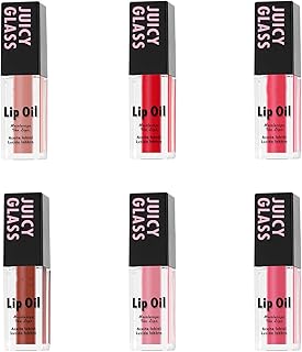 Juego de aceite labial brillante de 6 colores...