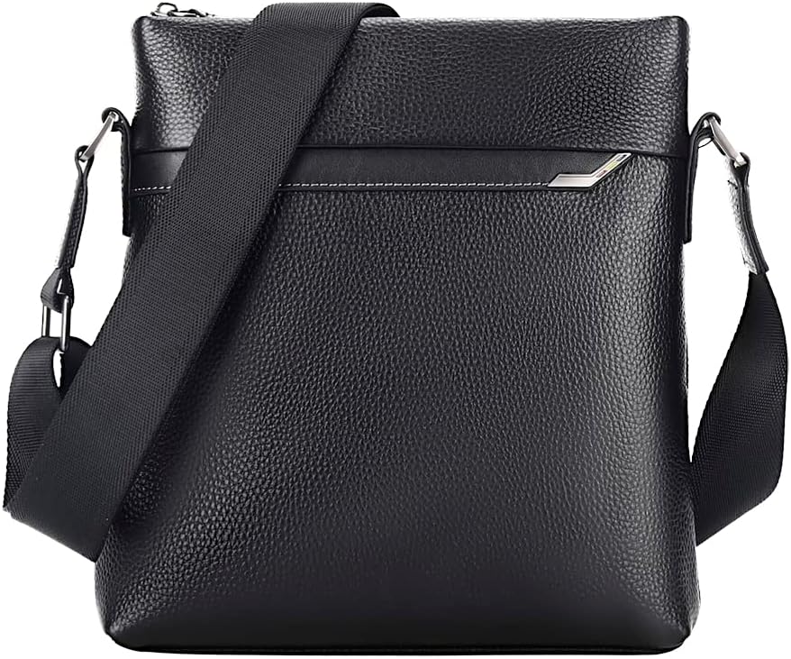 Leathario Men's Leather Crossbody Bag Shoulder Bag For Men