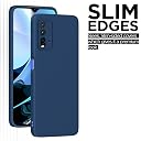 Pikkme Mi Redmi 9 Power Back Cover Soft Matte Liquid Silicone TPU | Camera Protection | Shockproof Slim Back Case for Mi Redmi 9 Power (Blue) gallery image