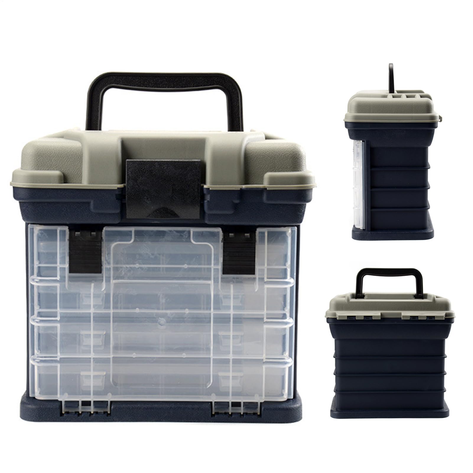 Aparejos de de carpas en cajas, caja de almacenamiento multiusos para aparejos de, caja portátil con asa, cajas de aparejos de agua salada, caja de almacenamiento para accesorios de | aparejos de, portátil con asa, cajas de aparejos de agua salada, de alm