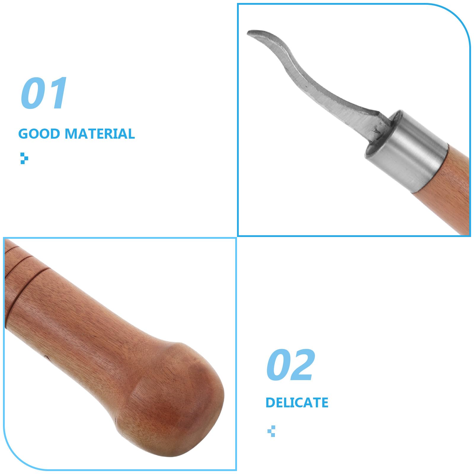 MAGICLULU Coltello per Intarsi di Violino, Utensile di Precisione in Legno e Metallo per Pulizia Scanalature e Dettagli, per Riparazione Violino