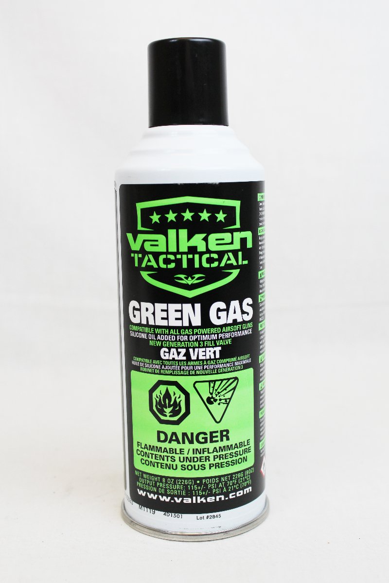 Valken Airsoft Green Gas can
