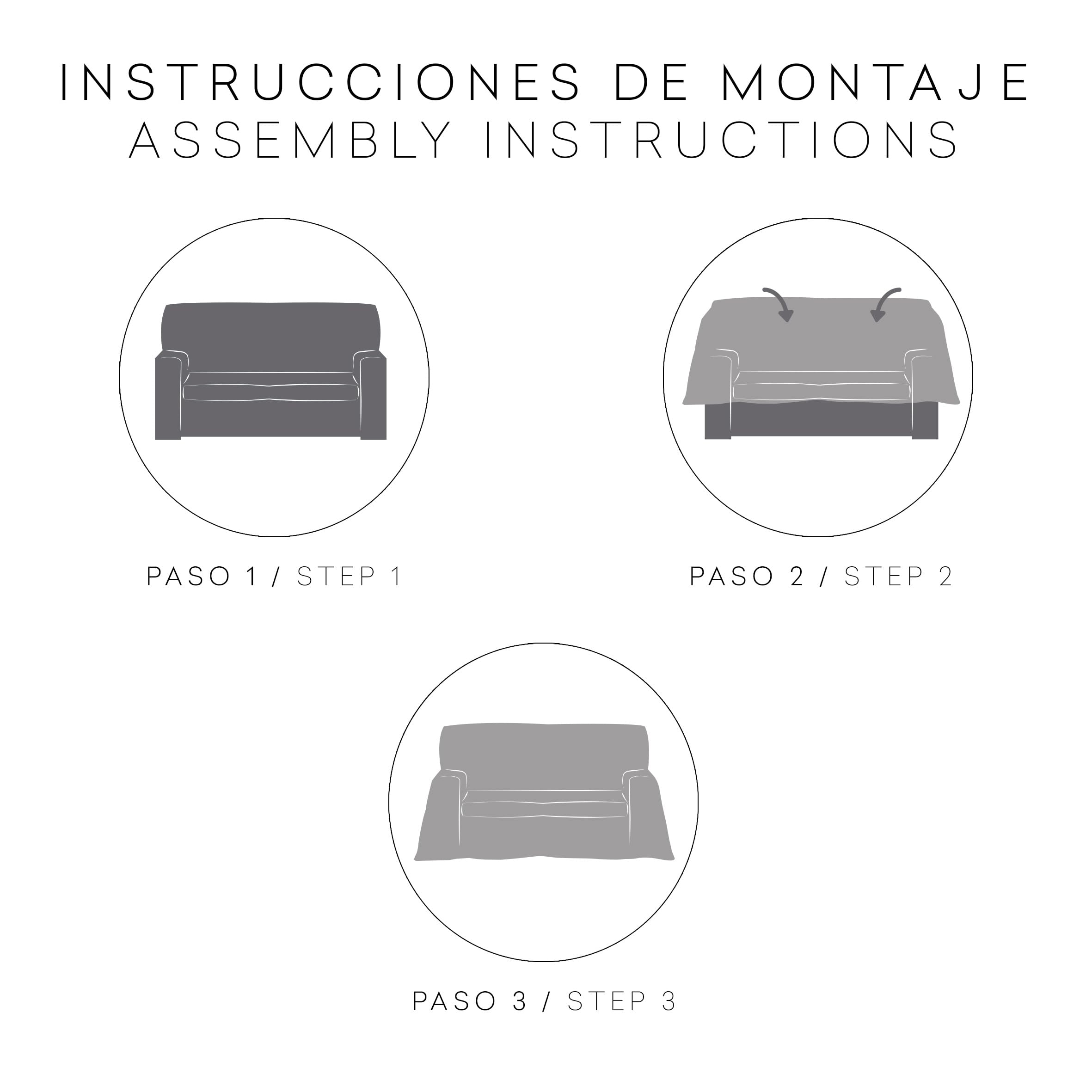 ECOMMERC3 | Plaid Multiusos Riviera 300x260 cm para Sofá y Cama - Cubrecama Algodón Color Crudo - Colcha Decorativa Fabricada en España