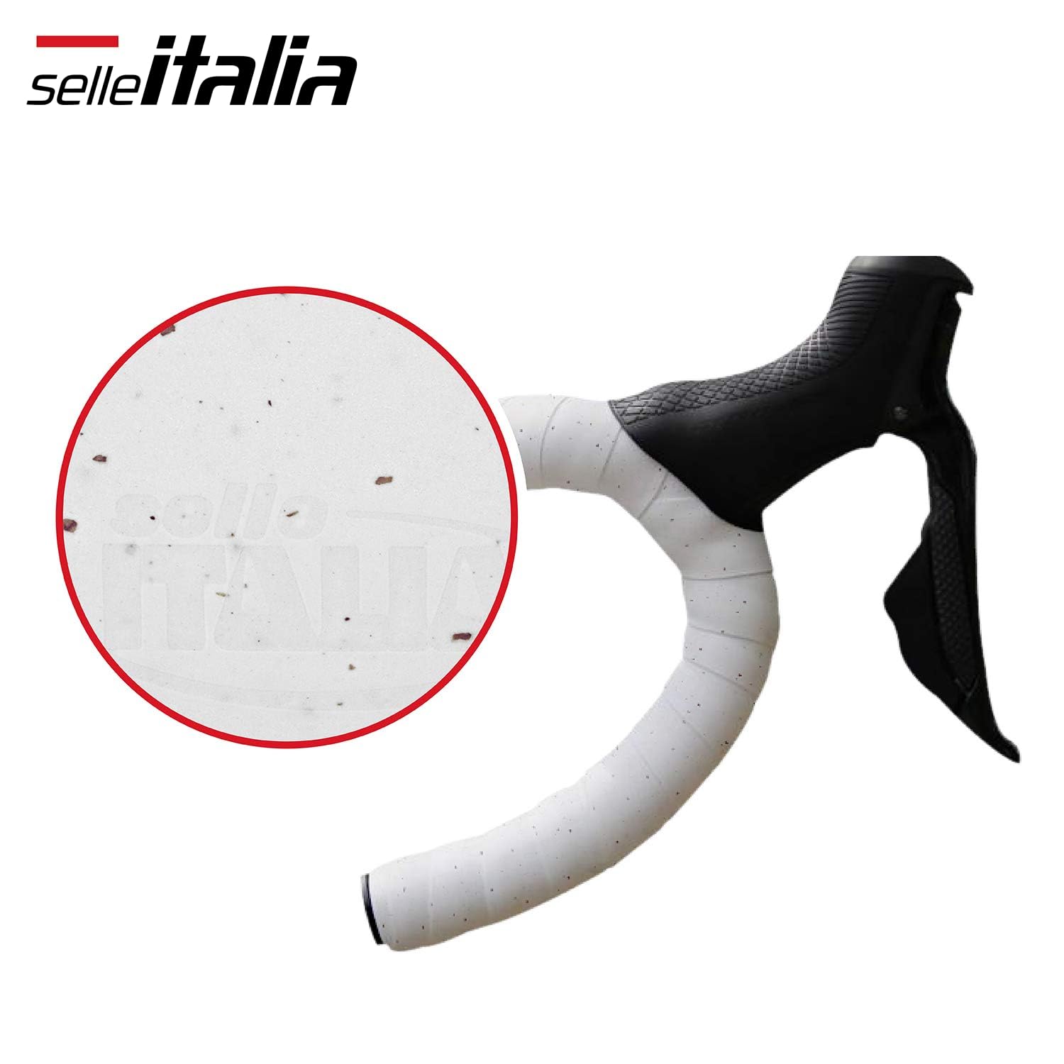 Selle Italia SMOOTAPE CORSA – Owijka Na Kierownicę Szosową, Pianka EVA I Korek, Zestaw 2 Owijki, Komfortowa – Biały