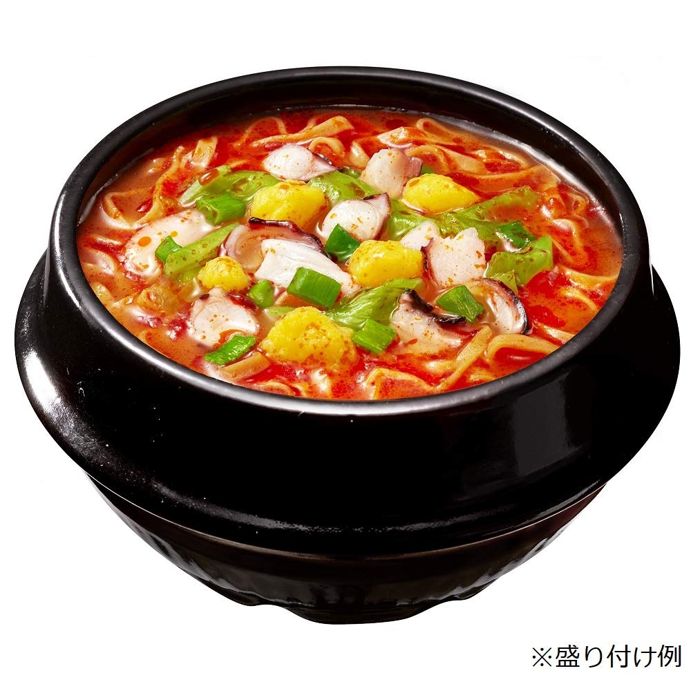 Amazon.co.jp: 日清 とんがらし麺 うま辛海鮮チゲ 63g ×12個 : 食品