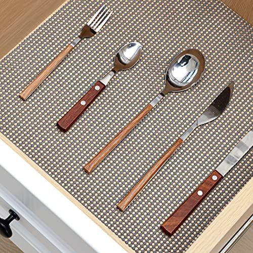 Bakhuk Shelf Cabinet Liner, Non-Adhesive 12 Inch X 25 Feet Cabinet Liner Durable Organization Liners For Kitchen Cabinets Drawers Cupboards Bathroom Storage Shelves (Gray) #TOP4