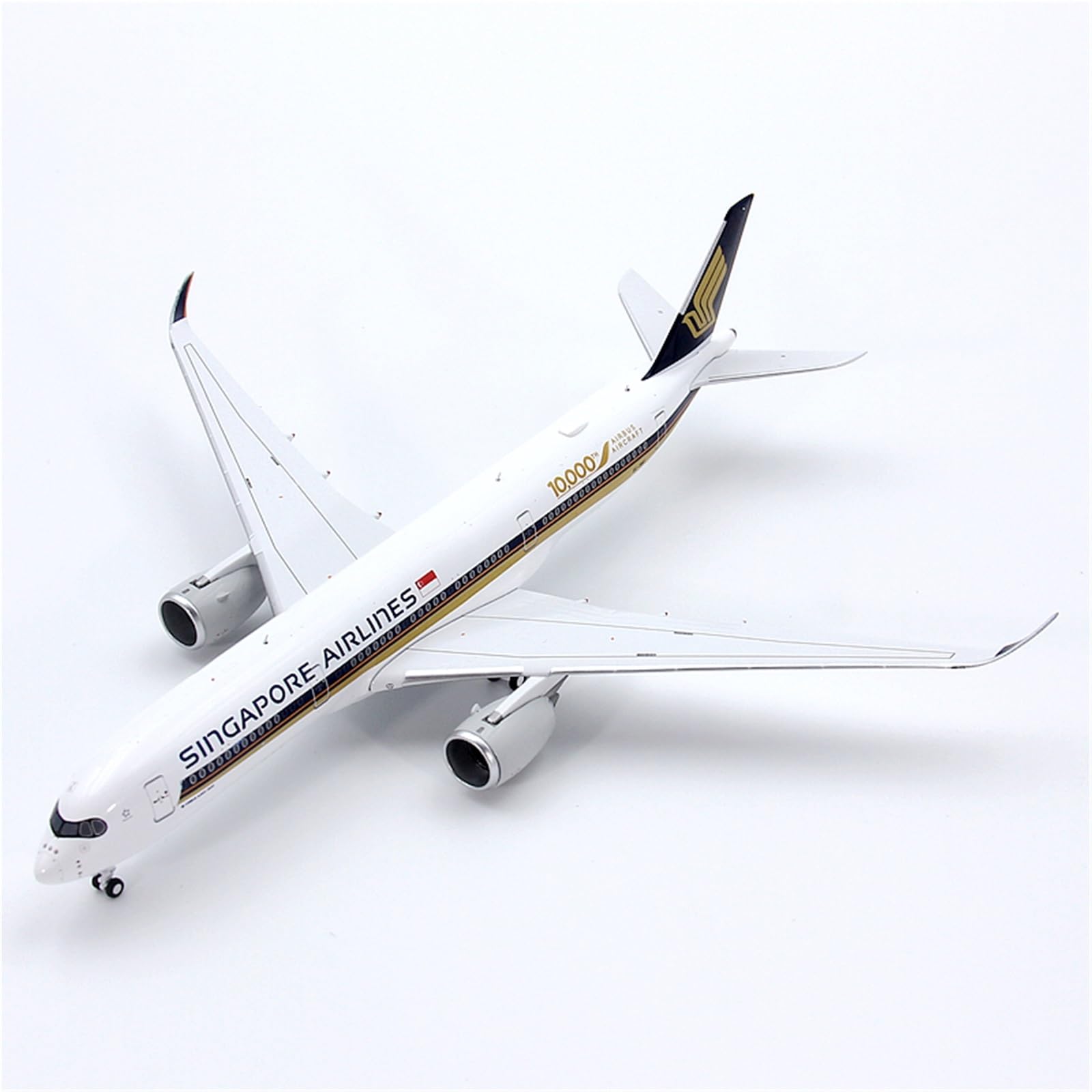 Vantor Repliki modeli samolotów 16cm miniaturowe modele samolotów repliki 1/400 dla Singapore Airlines dla Airbus A350-900 9V-SMF miniaturowy samolot cywilny