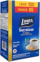 Linea Adoçante em Pó Sucralose 100 sachês