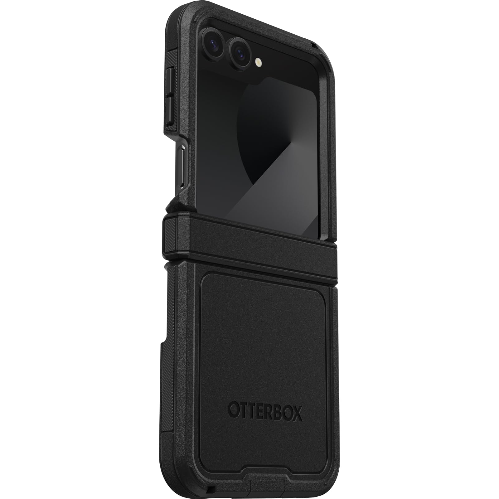 OtterBox Funda para Galaxy Z Flip6 Defender Series XT, Negra, sin Pantalla, protección de bisagra Resistente, Accesorio de cordón, Compatible con PowerShare y Carga inalámbrica