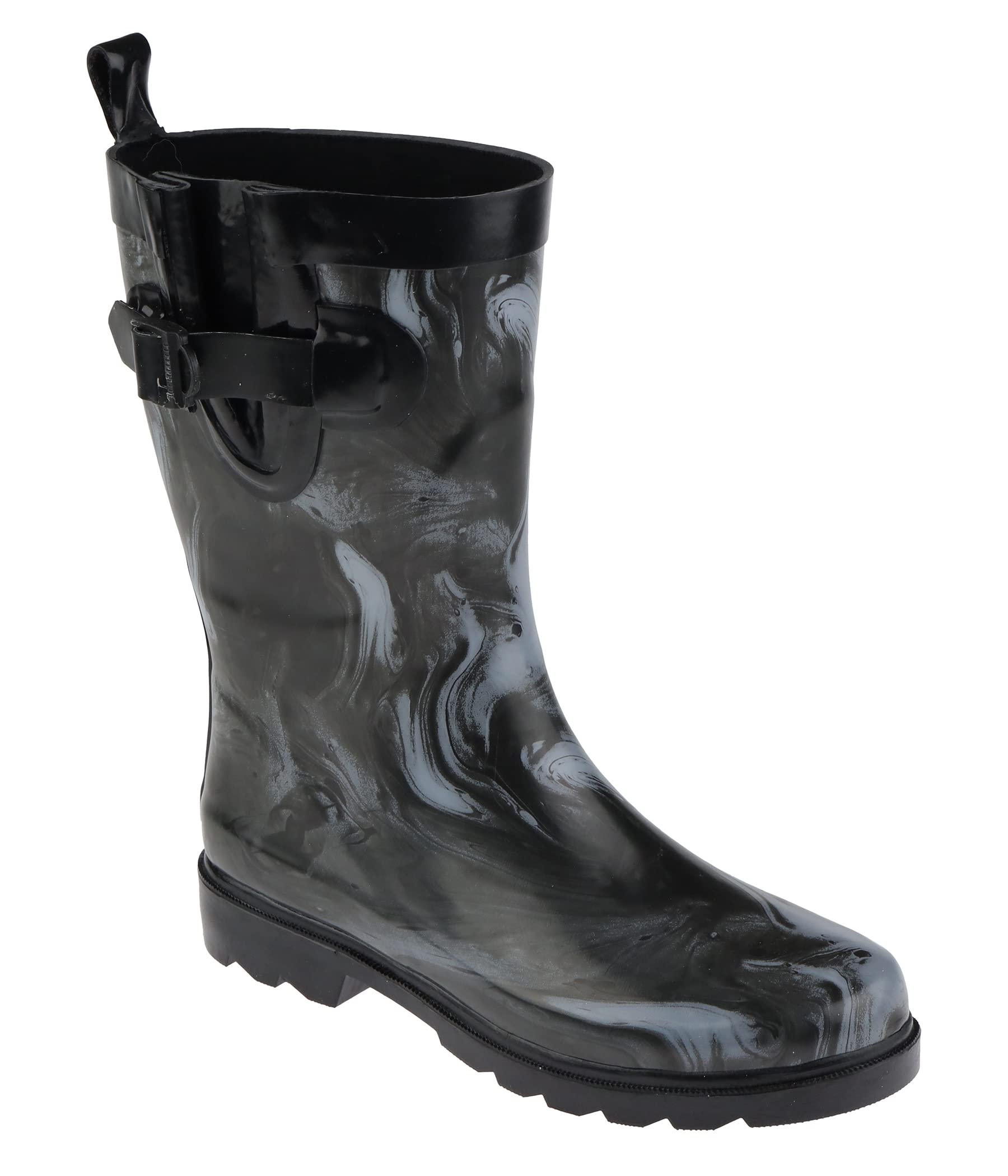 Capelli New York Ladies Mid-Calf Rubber Rain Boots
