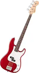 Squier by Fender 6 String Bass Guitar, Direita, Dakota Red, Completo (0379700554)