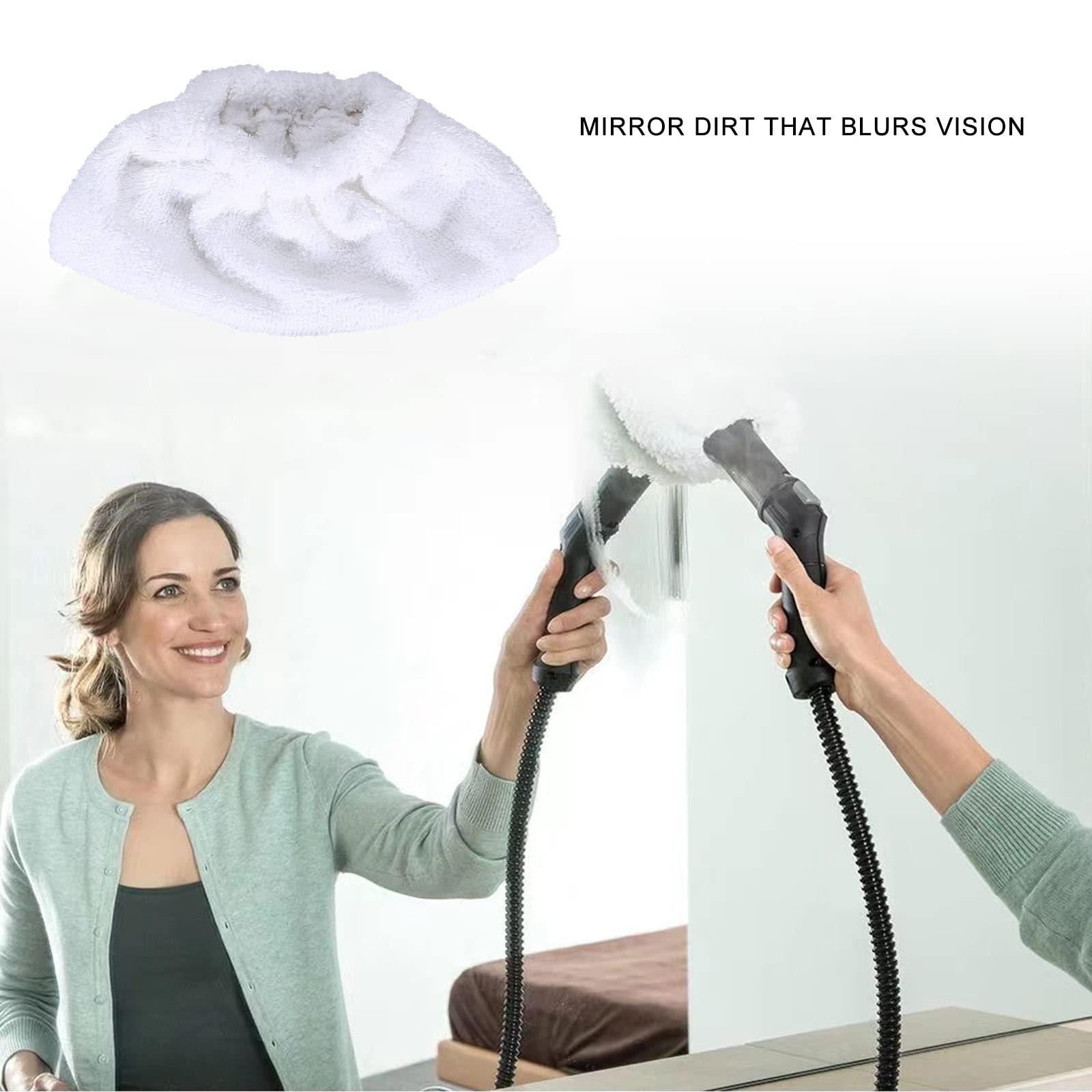 6 Panni In Microfibra Per Pulitore A Vapore Kärcher - Set Ricambio Per SC 1, SC 2, SC 3, SC 4, SC 5 (Ugelli Manuali) - Lavabili E Riutilizzabili - 5