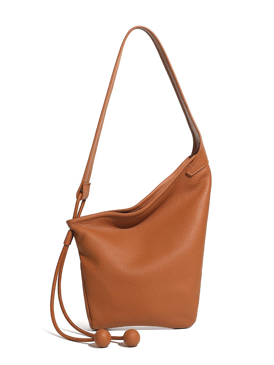 Hobo Bags for Women Leather Tote Bag Slouchy Shoulder Purse Crossbody Handbags with Adjustable Strap