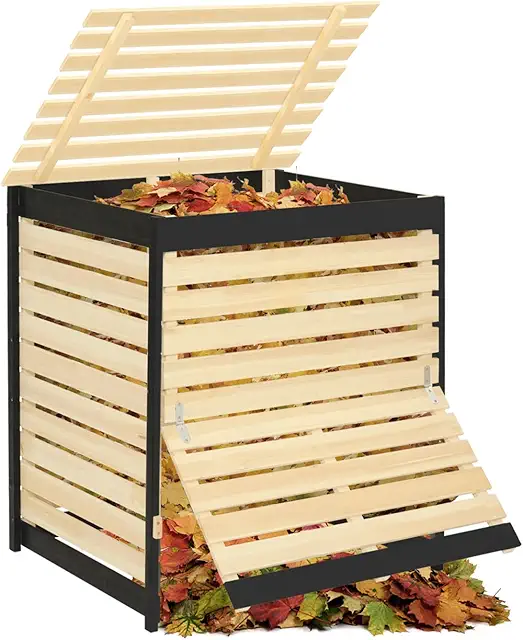 Bac de compostage en Bois 500L - Petit composteur bois naturel