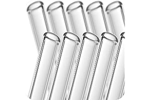 10PCS Clear Glass Oil Burner Pipes
