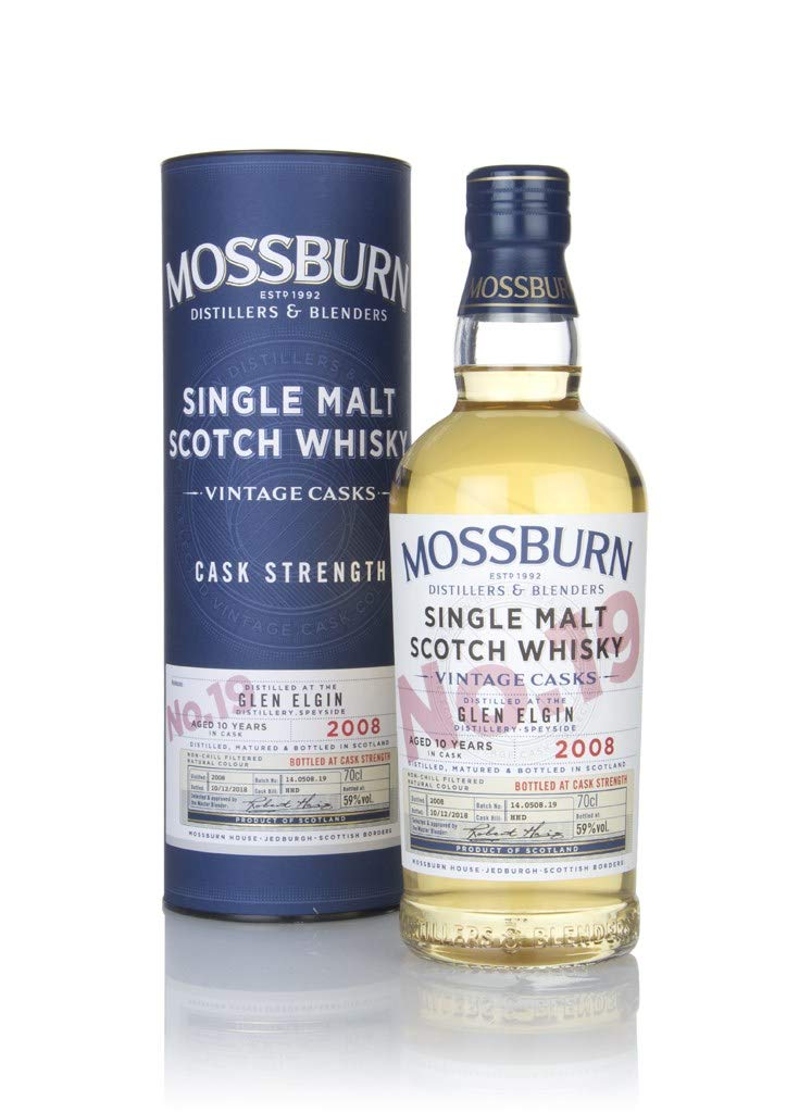 Glen Elgin10 Year Old 2008 - Cask Strength (Mossburn)
