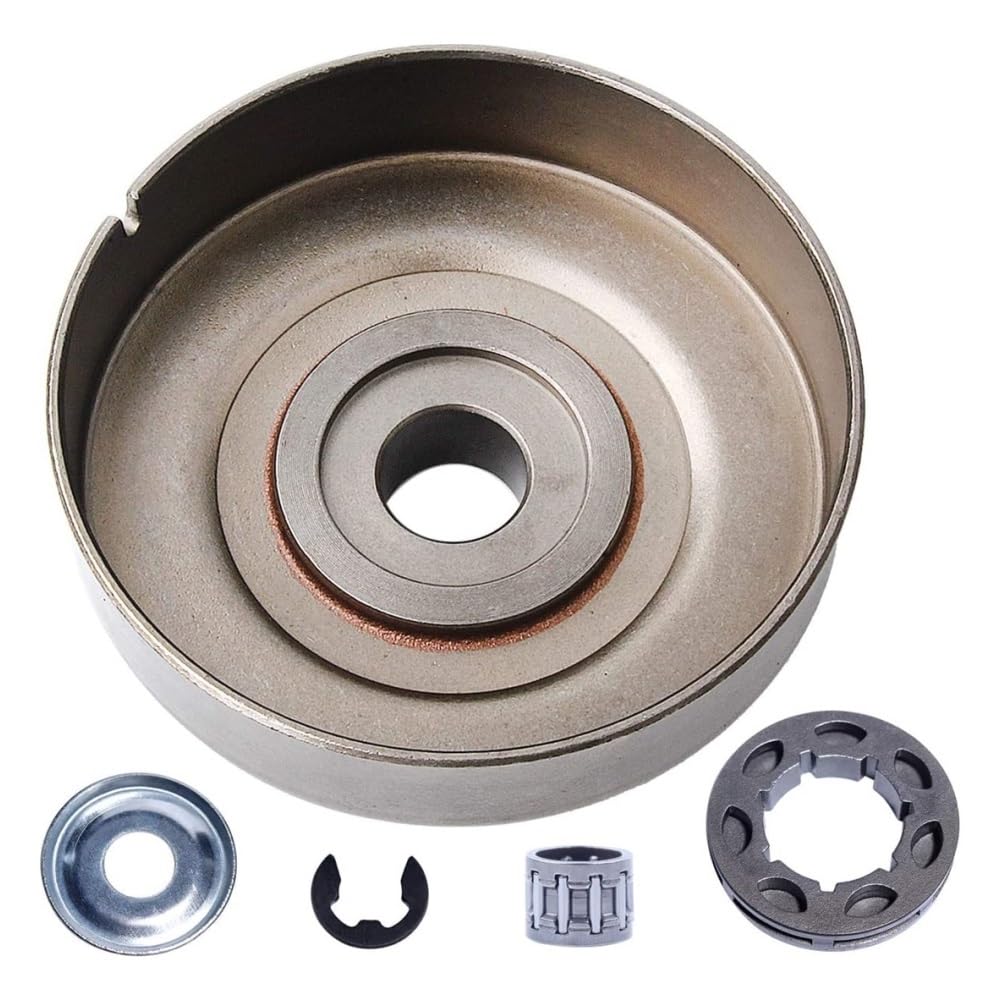 Kit de Tambor Embrague con piñón llanta 3/8-7T Compatible motosierras MS211, MS171, MS181, MS171C, MS181C y MS211C